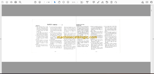 Komatsu WS23S-1 Motor Scraper Operation and Maintenance Manual (SEAM0287US00) - Image 2