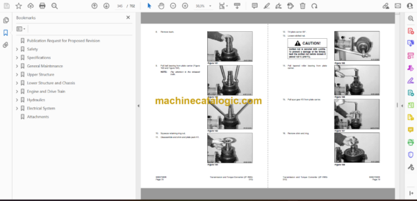 Doosan Daewoo Mega 500-V Wheel Loader Shop Manual (Serial Number 2001 and Up) - Image 2