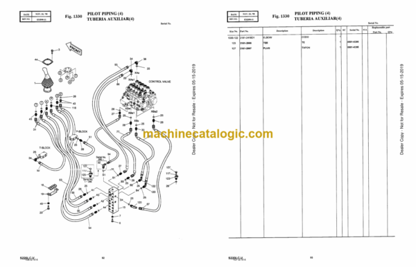 Doosan Solar 220LC-V Excavator Parts Manual (Serial Number 0001 and Up) - Image 3
