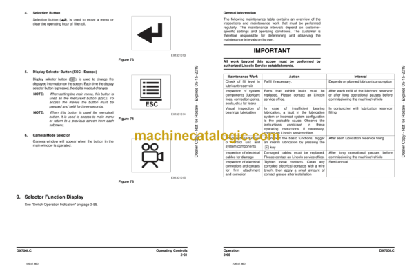 Doosan DX700LC Excavator Operation and Maintenance Manual (Serial Number 5001 and Up) - Image 3