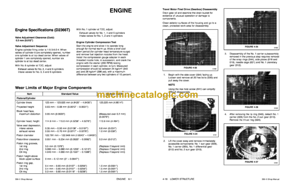 Doosan Daewoo Solar 330-3 Excavator Shop Manual (Serial Number 0004 and Up) - Image 2