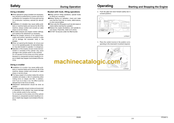 Sumitomo SH460HD-5, SH480LHD-5, SH500LHD-5 Hydraulic Excavator Operators Manual (WDL4605-1T) - Image 3