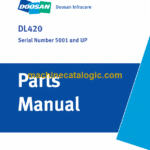 Doosan DL420 Wheel Loader Parts Manual (Serial Number 5001 and UP)