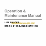 Daewoo B16X-5, B18X-5, B20X-5 AC 48V Lift Trucks Operation and Maintenance Manual