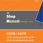 Doosan 6225B, 6227B Articulated Dump Truck Shop Manual (6225B - Serial Number 60691 and Up 6227B - Serial Number 65201 and Up)