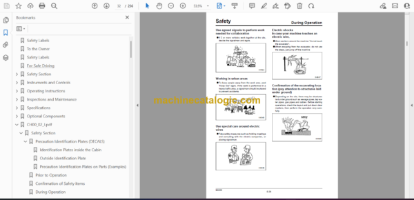 Sumitomo SH480HD-5, SH480LHD-5, SH500LHD-5 Hydraulic Excavator Operators Manual (WDL4605-1T) - Image 4