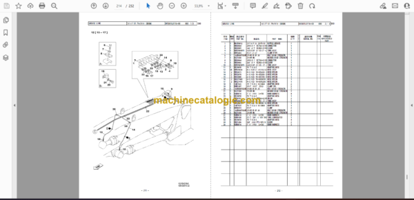 Sumitomo SH300-5TL Hydraulic Excavator Parts Manual - Image 2