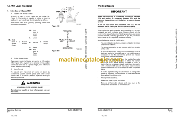 Doosan DL200-3 Wheel Loader Operation and Maintenance Manual (Serial Number 10001 and Up) - Image 2