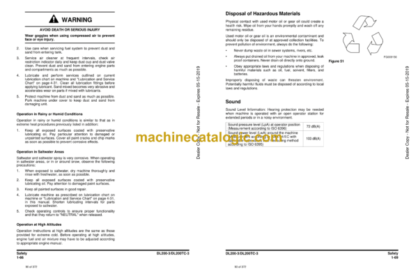 Doosan DL200-3 Wheel Loader Operation and Maintenance Manual (Serial Number 10001 and Up) - Image 3