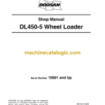 Doosan DL450-5 Wheel Loader Shop Manual (Serial Number 10001 and Up)