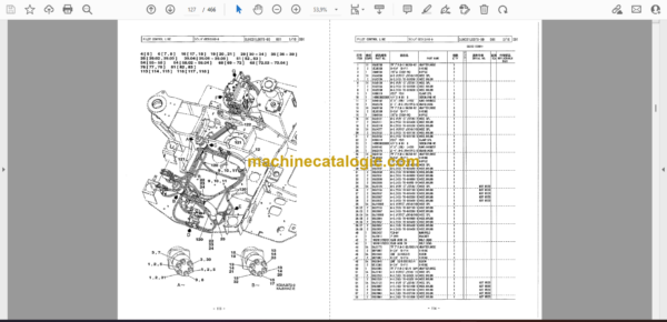 Sumitomo SH80-3 Hydraulic Excavator Parts Manual (WCL0820-0W) - Image 2