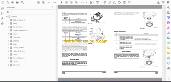 Doosan DL450-5 Wheel Loader Shop Manual (Serial Number 10001 and Up) - Image 4