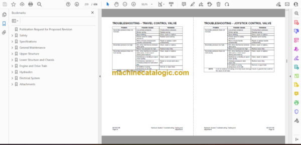 Doosan Solar 300LL Excavator Shop Manual (Serial Number 1001 and Up) - Image 2