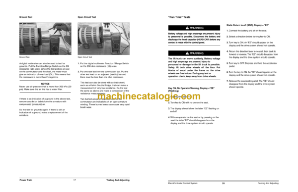 Daewoo B20S-3, B25S-3, B30S-3 Forklift Service Manual - Image 3