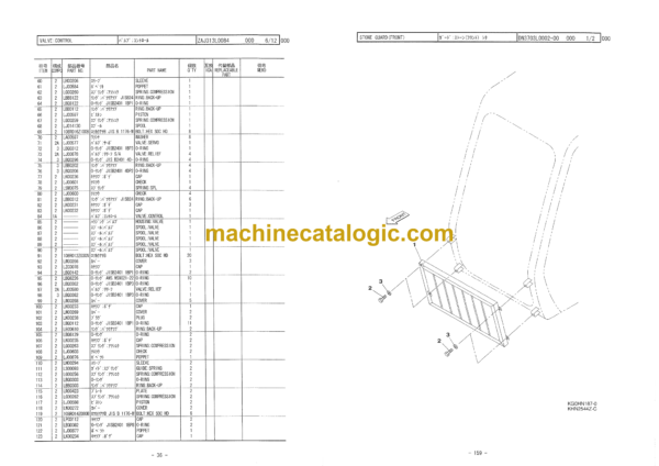 Sumitomo SH800LHD-3B Hydraulic Excavator Parts Manual (WCL8030-0W) - Image 4