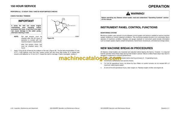 Daewoo Mega 130, Mega 160 Wheel Loader Operation and Maintenance Manual (Mega 130 SN 0000 thru 1002 Mega 160 SN 0000 thru 1020) - Image 4