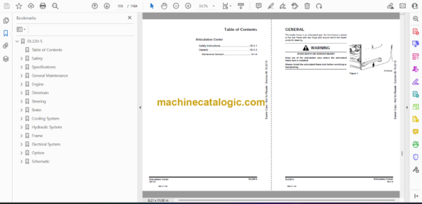 Doosan DL220-5 Wheel Loader Shop Manual (Serial Number 10001 and Up) - Image 3