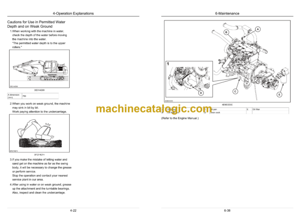 Sumitomo SH130-6, SH130LC-6 Hydraulic Excavator Operators Manual (WDL1306D-0W NZ0) - Image 3