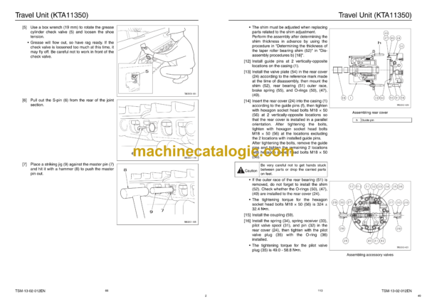 Sumitomo SH460HD-5, SH480LHD-5, SH500LHD-5 Hydraulic Excavator Service Text & Troubleshooting Manual & Shop Manual - Image 3