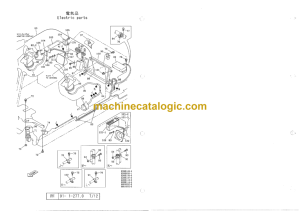 Sumitomo SH120-2 Hydraulic Excavator Parts Manual (WCL1201-0W) - Image 3