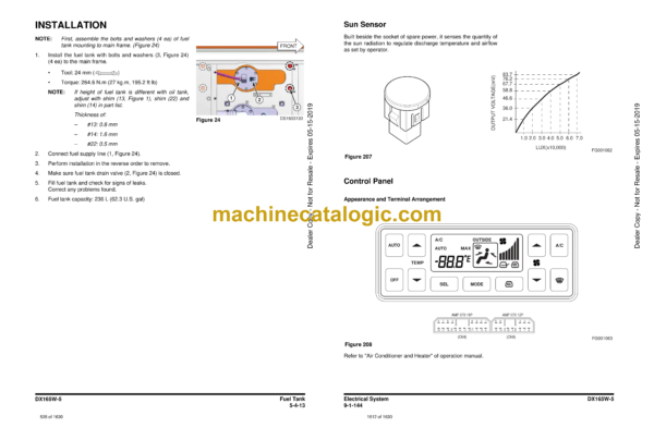 Doosan DX165W-5 Wheeled Excavator Shop Manual (Serial Number 1001 and Up) - Image 4