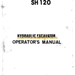 Sumitomo SH100, SH120 Hydraulic Excavator Operators Manual (WDL1000-0W)