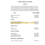 Daewoo D20S-3(B3.3), D25S-3(B3.3), D30S-3(B3.3), D32S-3(B3.3), D33S-3(B3.3) Lift Truck Service Manual