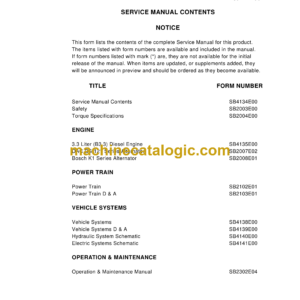 Daewoo D20S-3(B3.3), D25S-3(B3.3), D30S-3(B3.3), D32S-3(B3.3), D33S-3(B3.3) Lift Truck Service Manual