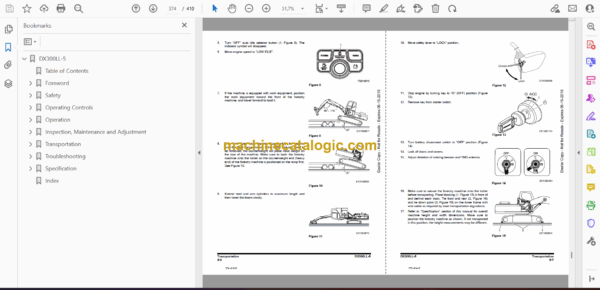 Doosan DX300LL-5 Forestry Machine Excavator Operation and Maintenance Manual (Serial Number 10001 and Up) - Image 2