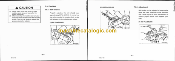 Daewoo 602 Plus, DSL602, 802 Plus, DSL802 Skid Steer Loader Operation and Maintenance Manual - Image 2
