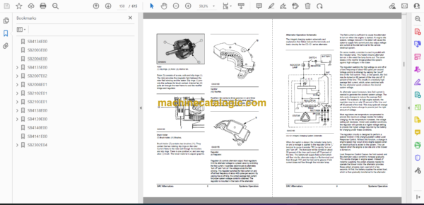 Daewoo D20S-3(B3.3), D25S-3(B3.3), D30S-3(B3.3), D32S-3(B3.3), D33S-3(B3.3) Lift Truck Service Manual - Image 2