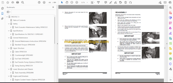 Doosan DX225LC-3 Hydraulic Excavator Shop Manual (Serial Number 1001 and Up) - Image 2