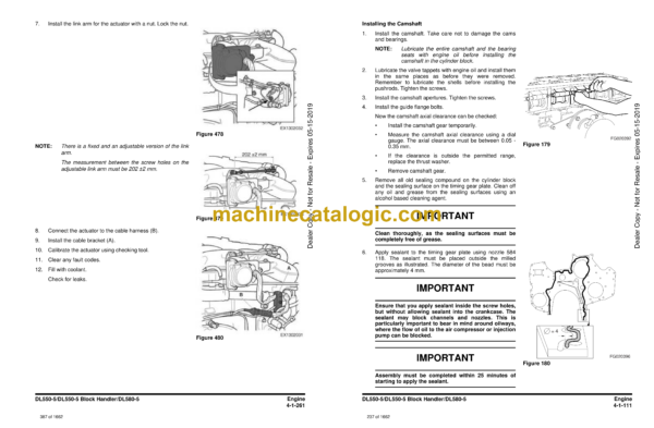 Doosan DL550-5, DL550-5 Block Handler, DL580-5 Wheel Loader Shop Manual (Serial Number 10001 and Up) - Image 3
