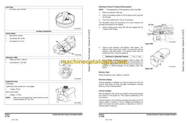Doosan DL550-5, DL550-5 Block Handler, DL580-5 Wheel Loader Shop Manual (Serial Number 10001 and Up) - Image 4