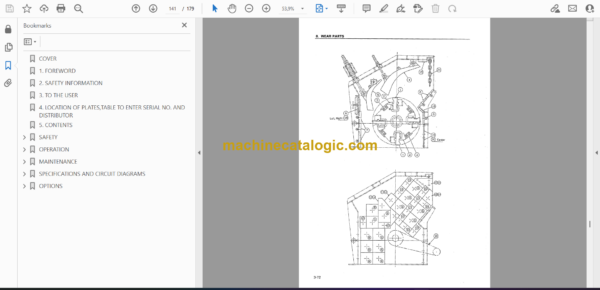 Komatsu BR200R-1 Mobile Waste Recycler Shop Manual (SEAM006500) - Image 3