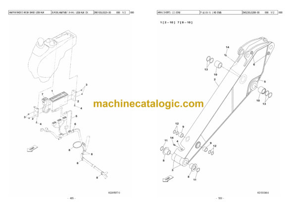 Sumitomo SH330-6, SH330LC-6, SH350HD-6, SH350LHD-6 Hydraulic Excavator Parts Manual (WCL3306D-0W NZ) - Image 4