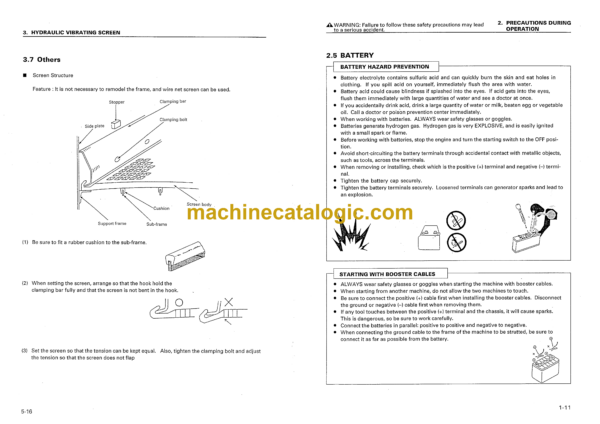 Komatsu BR200R-1 Mobile Waste Recycler Shop Manual (SEAM006500) - Image 4