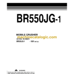 Komatsu BR550JG-1 Mobile Crusher Shop Manual (EEAM020902)