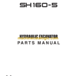 Sumitomo SH160-5 Hydraulic Excavator Parts Manual (WCL1605-0T)