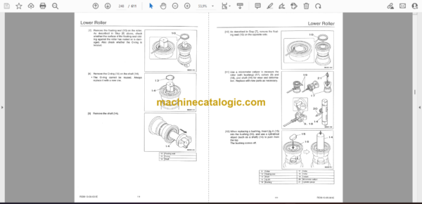Sumitomo SH210-5, SH210LC-5, SH240-5 Hydraulic Excavator Service Manual (WLSM2105-00W) - Image 2
