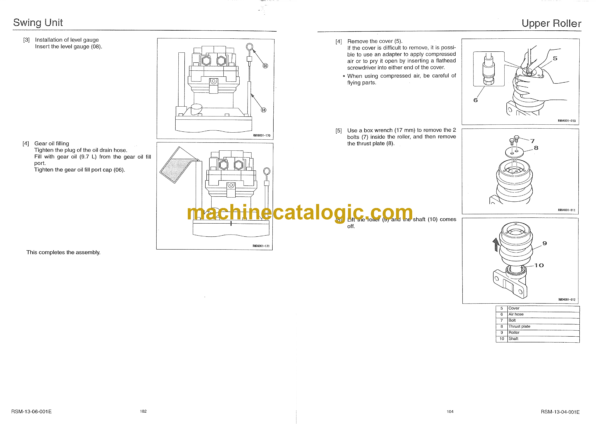 Sumitomo SH210-5, SH210LC-5, SH240-5 Hydraulic Excavator Service Manual (WLSM2105-00W) - Image 3
