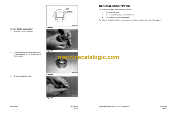 Doosan Daewoo Solar 015 Plus, Solar 018-VT Excavator Shop Manual (Serial Number 30001 and Up) - Image 3