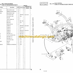 Doosan DH220LC Excavator Parts Manual (Serial Number 0001 and UP)