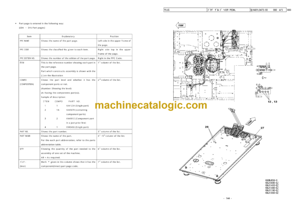 Sumitomo SH700-5 BH Hydraulic Excavator Parts Manual (WCLA700A57BH) - Image 3