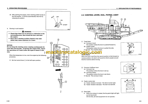 Komatsu BR500JG-1 Mobile Crusher Operation and Maintenance Manual (SEAM011300) - Image 2