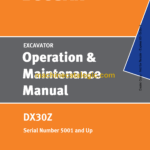 Doosan DX30Z Excavator Operation and Maintenance Manual (Serial Number 5001 and Up)