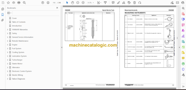 Yanmar 3TNV88C, 3TNV86CT, 4TNV88C, 4TNV86CT, 4TNV98C, 4TNV98CT Engines Shop Manual - Image 2