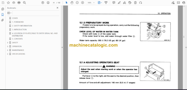 Komatsu JV40DW-3, JV40CW-3 Vibratory Roller Operation and Maintenance Manual (SEAM009402) - Image 2