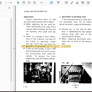 Komatsu JV40, JV40C-1 Vibratory Roller Operation and Maintenance Manual (SEAM02580101)