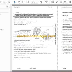 Doosan DA30 Articulated Dump Truck Shop Manual (T2, T4i Stage 3B 7X0504 and Up)